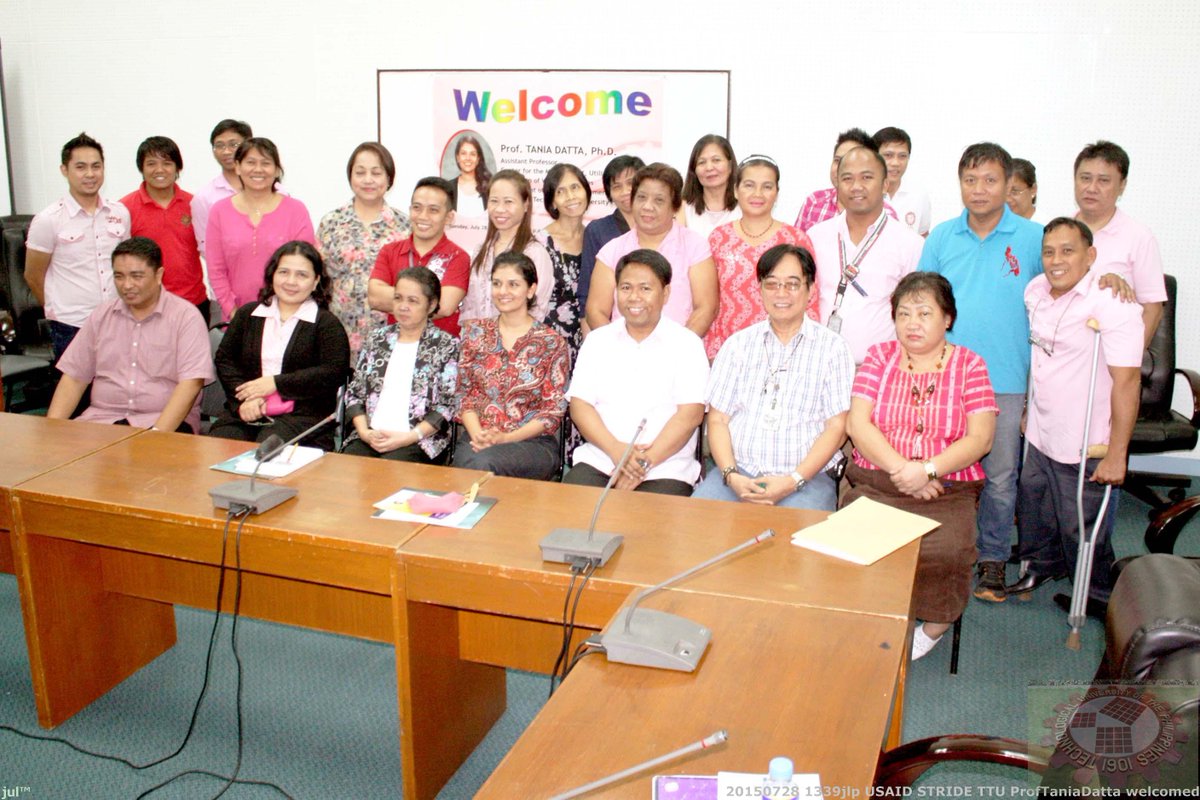 TNTechWaterCtr's tweet image. @TUPManila welcomes Dr. Tania Datta from @TTUGoldenEagles as a visiting professor through the @USAID @STRIDE_Program
