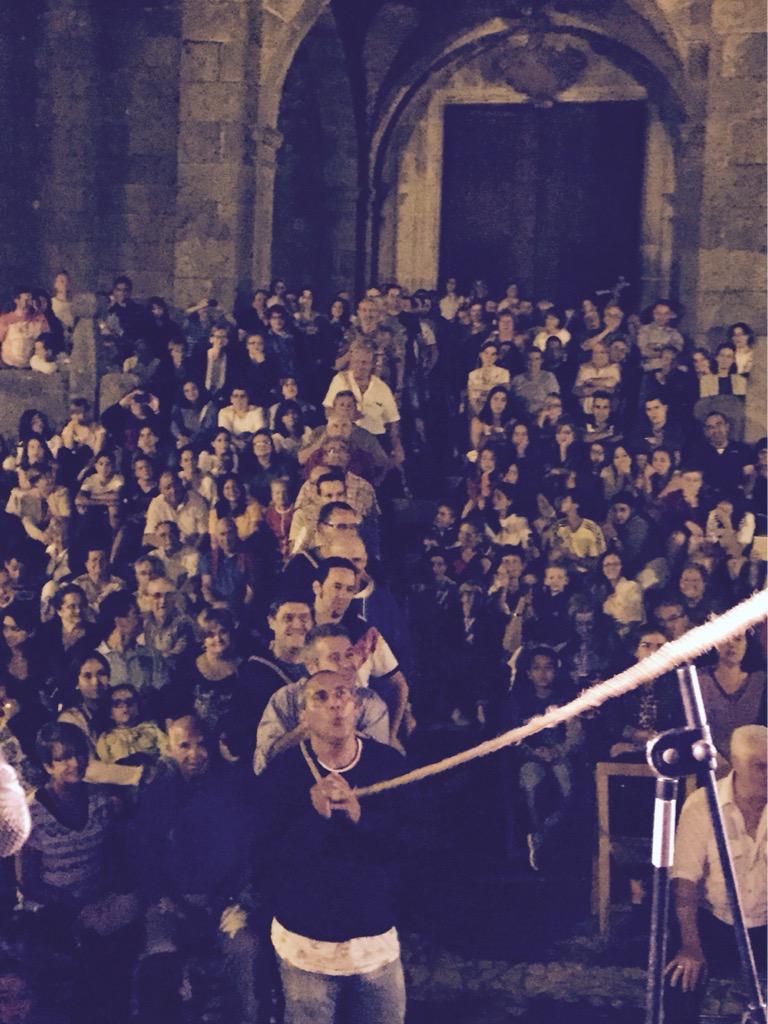 MAYALDE's tweet photo. AUTENTICO LUJO anoche en el solano La Alberca,Marco imcomparable,público que nos quiere!Emocionante!GRACIAS SIEMPRE! http://t.co/nwjBfwTrty