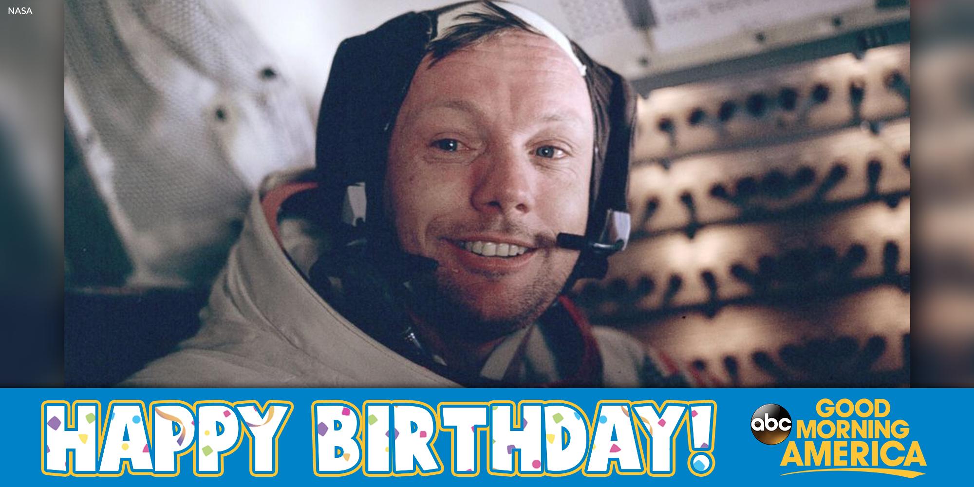 Happy Birthday to the first man to walk on the moon: Neil Armstrong. He would have been 85-years old today. 