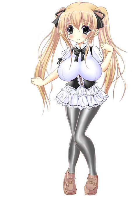 ロリ巨乳カテゴリーの画像収集サイトに、我輩の描いたこの絵が勝手に使われていたのよね( ;'Д`) 