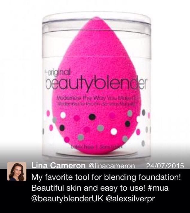 linacameron's tweet photo. My #toptweet of #July I just LOVE the #beautyblender #mua #kitessential @beautyblenderUK @alexsilverpr http://t.co/Gb6JQAwHUg