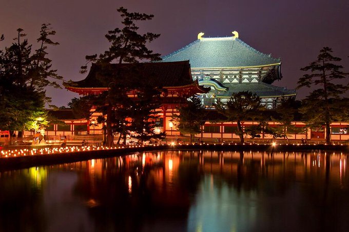 春日大社 中元万燈籠と東大寺 万燈供養会 Togetter