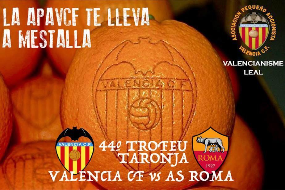 apavcf's tweet photo. La APAVCF sortea 5 entradas para eI partido del #TrofeuTaronja.  Solo tienes que seguirnos y hacer RT para concursar http://t.co/DXNchRCzfh