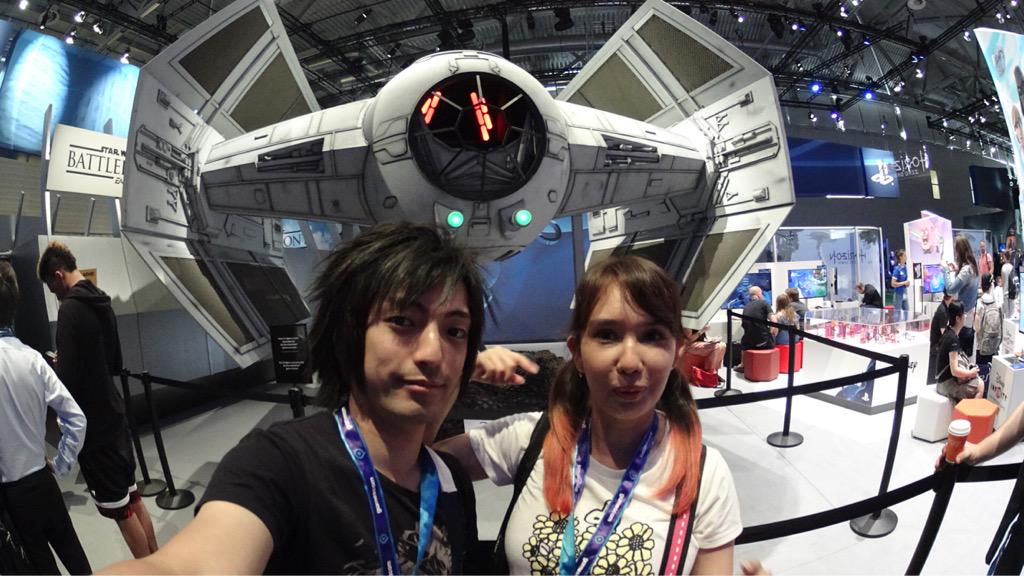 IK1T's tweet photo. Wir haben grad StarWars Battlefront Co-op gespielt!!! So fucking awesome!!! #gamescom #Battefront #PS4 #PlayStation http://t.co/I95gEqpm8c