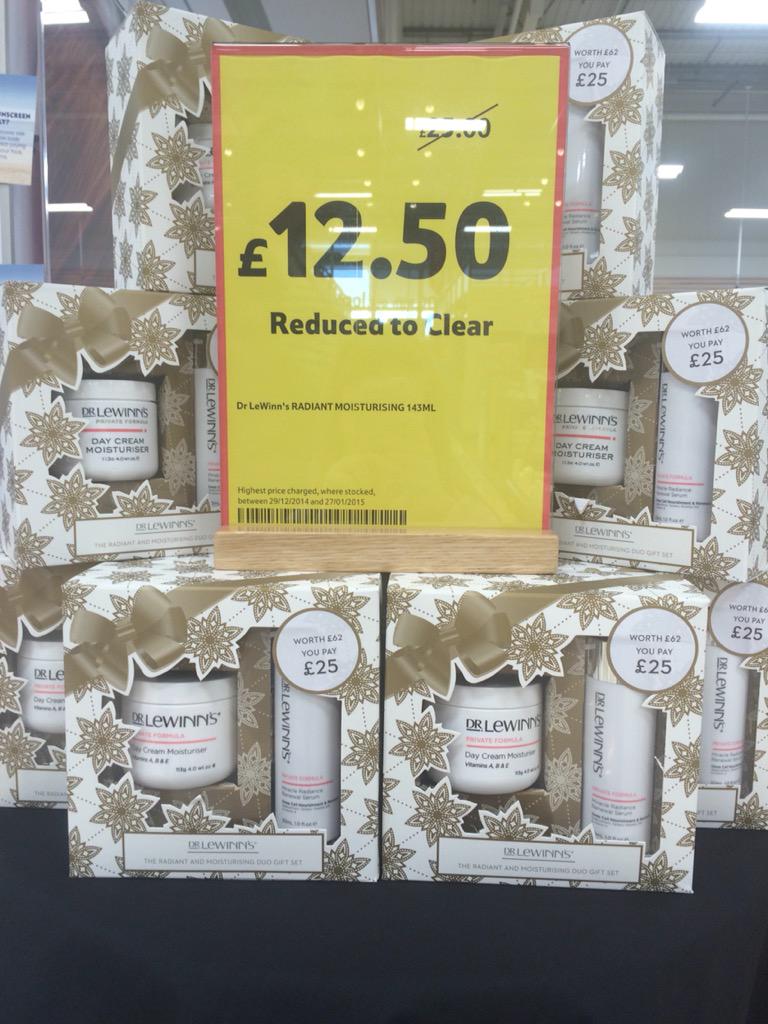 BeautyatPrescot's tweet photo. Dr Lewinn's gift sets now reduced to £12.50!! Fabulous products ✨ Hurry while stock lasts 💜 @BeautyatTesco http://t.co/sew3yuZNR9