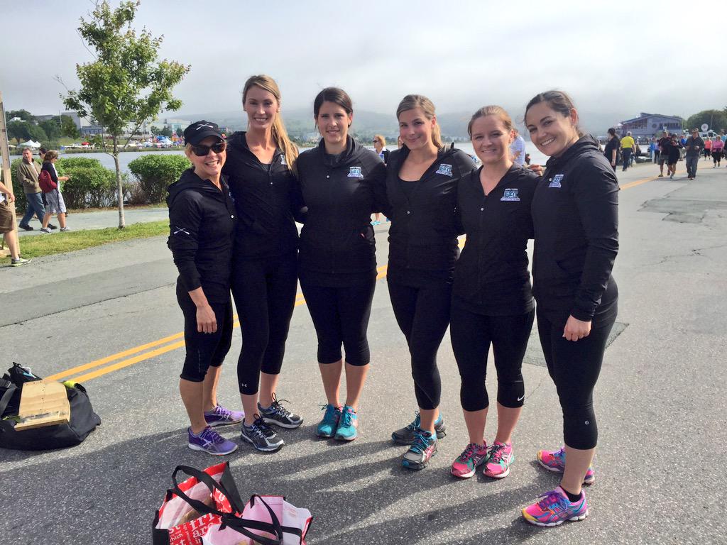 RNC_PoliceNL's tweet photo. All women (all RNC) Exit Realty on the Rock rowing team #RegattaDay2015 @StJohnsRegatta http://t.co/4jmwpBOpwY
