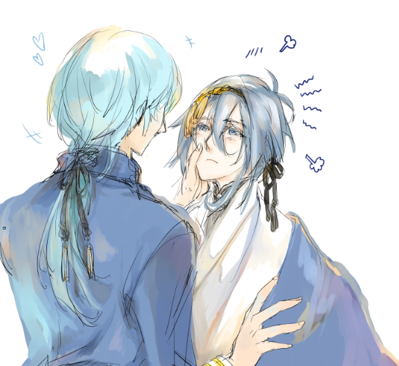 小虎on Twitter 我家的豐臣時代夫婦刀xd 今天都沒在幹嘛只有畫屁圖 艸 Http T Co D5vhhgfyij