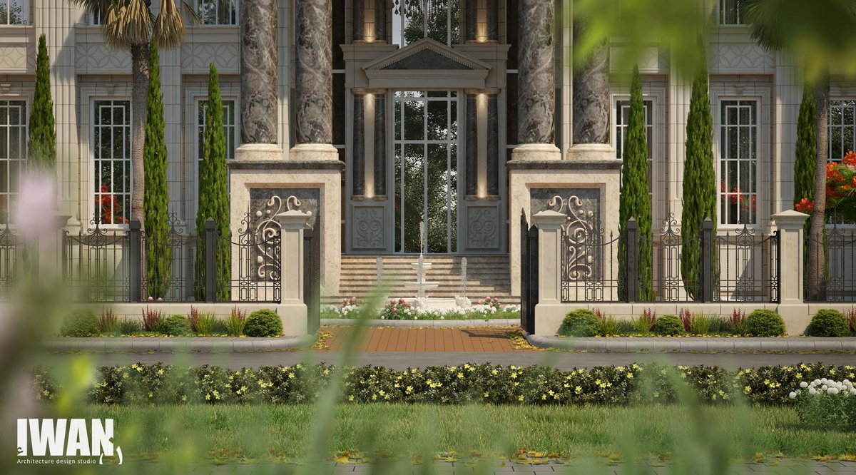 DesignIwan's tweet image. New #Classic #Palace - #Qatar
#Facade #architecture #design and #visualization 
by #IWAN_architects ©2015.