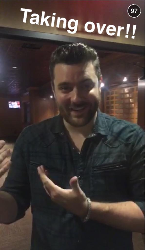 melwilso's tweet photo. Pretty sure @opry letting this guy, @ChrisYoungMusic take over Snapchat made my morning #CYopry 😍 http://t.co/ej67xBVOZJ