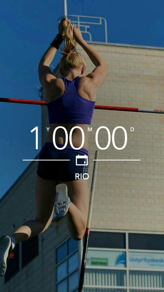 wilmamurto's tweet image. One year to go... #projectRIO #RoadToRio