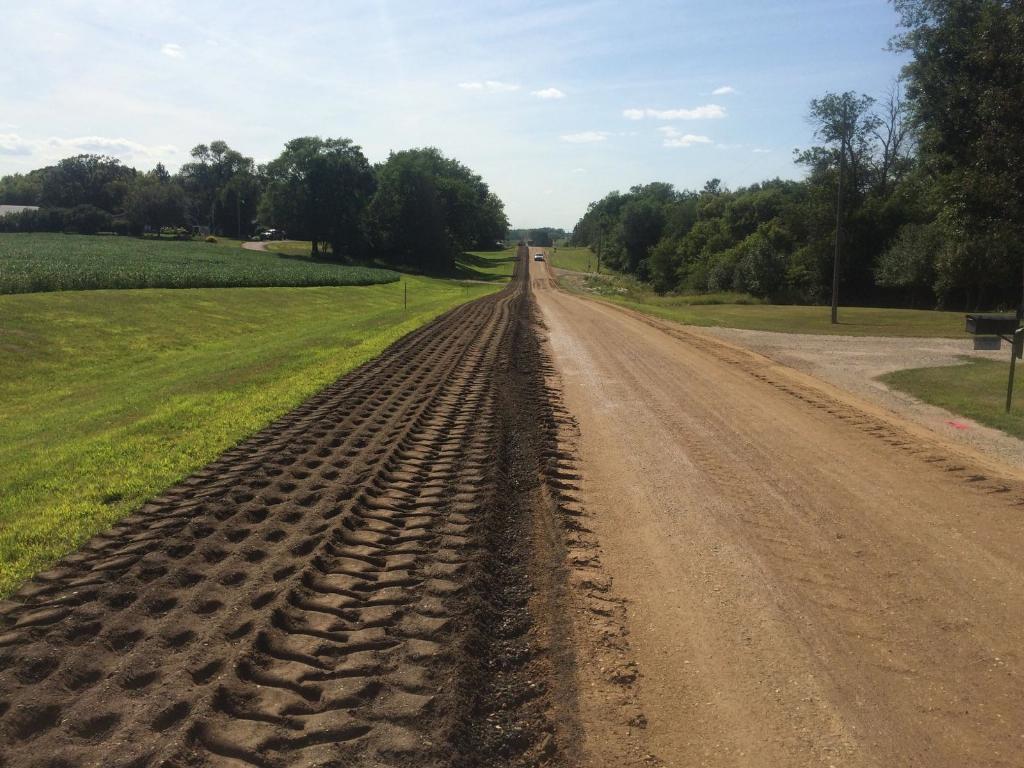 Should finish reclaiming CR 112 today and will pave tomorrow.  Plans are to pave CR 42 on Fri. and CR 132 on Mon.