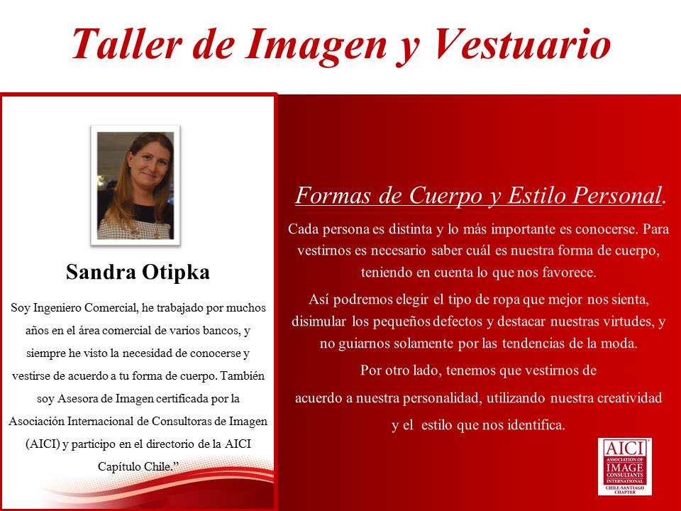 AICIChile's tweet photo. Últimos días para inscribirse en el taller de Imagen y Vestuario! http://t.co/MubITrTQG7 http://t.co/fXC2Onc4tu