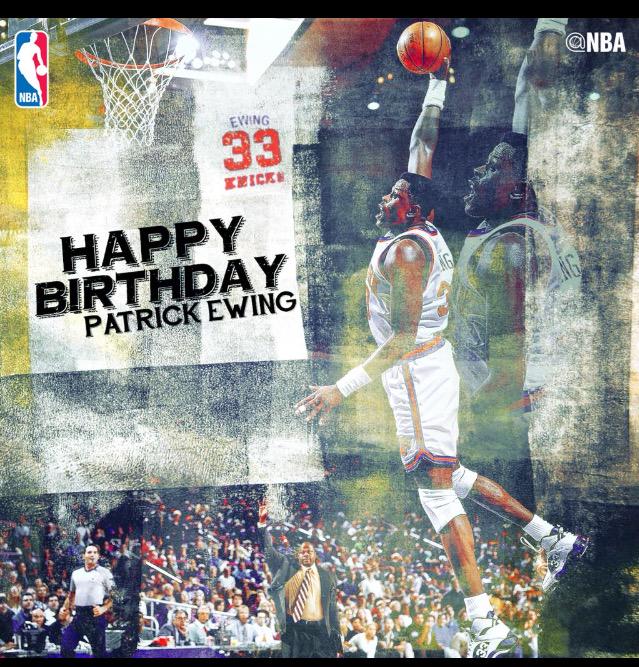 Happy bday Patrick Ewing   Are you a legend??? Do you strive for greatness?? 