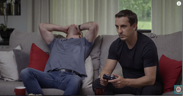 FootballFunnys's tweet photo. "I can't understand a word you're saying"

Neville and Carragher playing FIFA is pure gold! http://t.co/5Jr3STVjXX http://t.co/nUffzuGxey