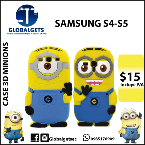 GlobalGets's tweet photo. CASE MINIONS PARA SAMSUNG S4 - S5 http://t.co/CjGeBEtE5m