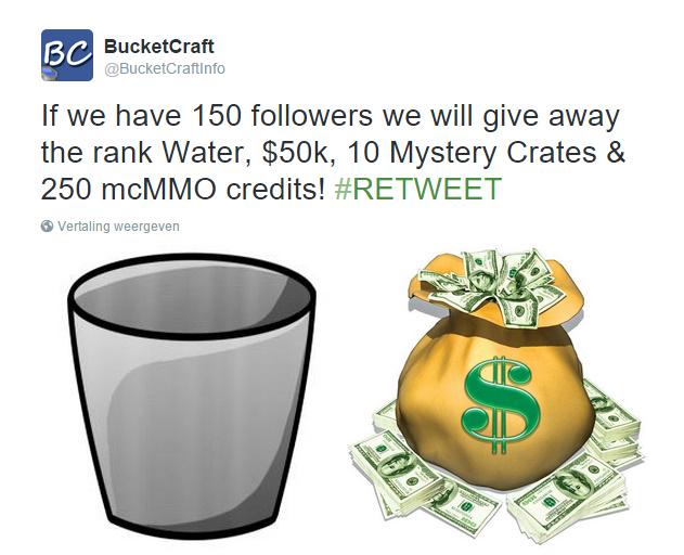 BucketCraftInfo's tweet photo. Thank you! We have reached 150 followers! Retweet this tweet to win. Winners of the giveaway will be announced soon. http://t.co/7DPwqNyuDP