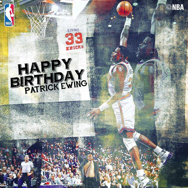  Join us in wishing NBA legend PATRICK EWING a HAPPY BIRTHDAY! by 