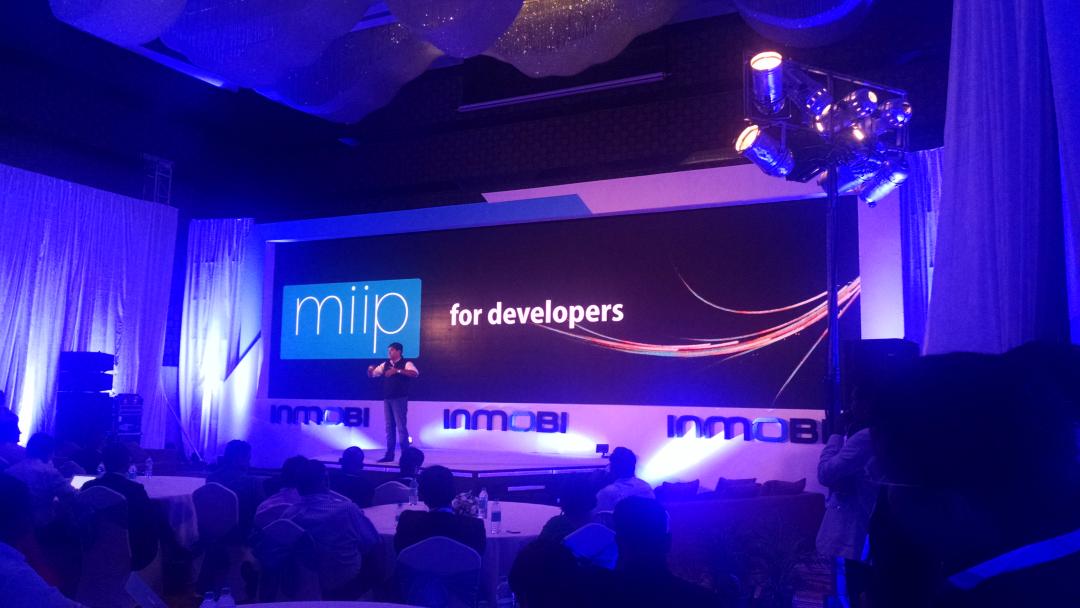 InMobi's tweet photo. #MiipForIndia will help India developers leapfrog to global $$ levels in 2 yrs, with user-first exp. #monetization http://t.co/n648fjzgVV