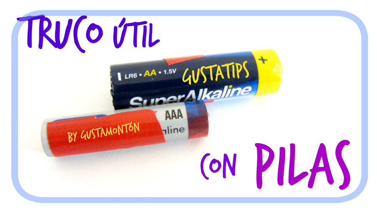 gustamonton's tweet photo. #GustaTips #Truco útil con #pilas https://t.co/p43GhhP3fD #trucoscaseros #hogar #trick http://t.co/ncRru0jzEn