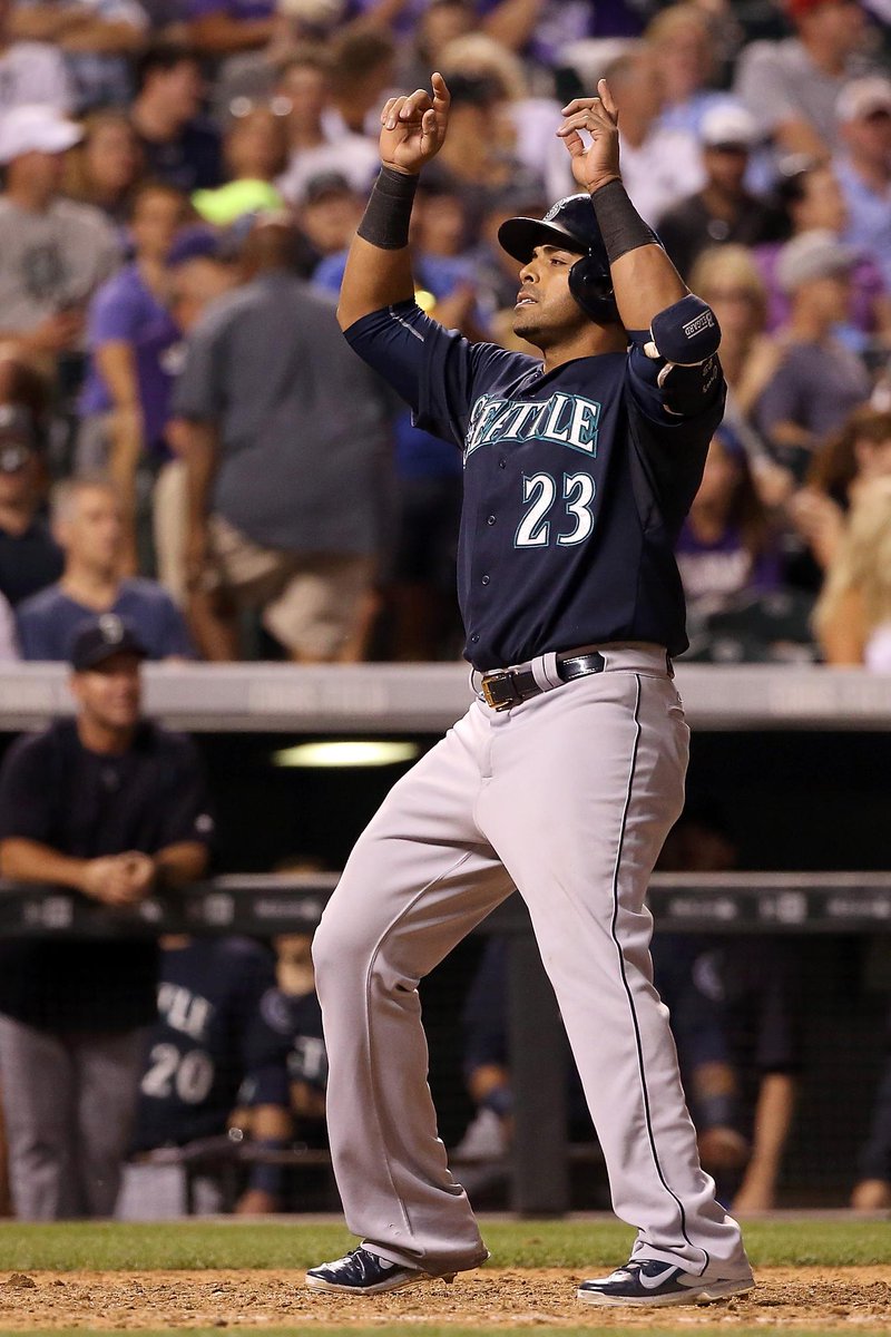 SportsCenter's tweet photo. After his HR Tuesday, Nelson Cruz became 5th player in MLB history to homer in 5 straight games twice in one season. http://t.co/GuBABTi5BP