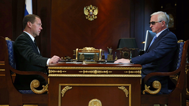 Состоялась встреча Дмитрия Медведева с президентом РСПП Александром Шохиным
government.ru/news/19162/