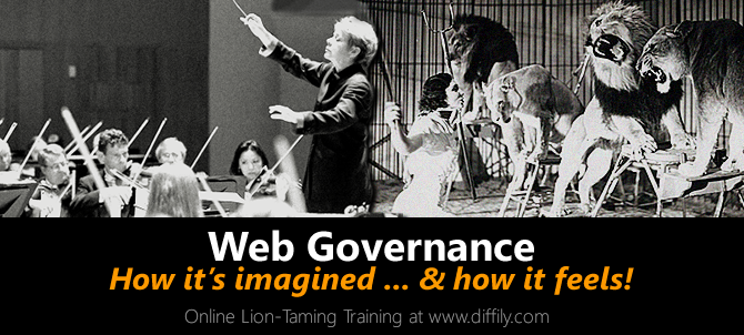 diffily's tweet image. Training for &quot;Lion-Tamers&quot; now available online.
diffily.com/masterclass/in…
#WebGovernance