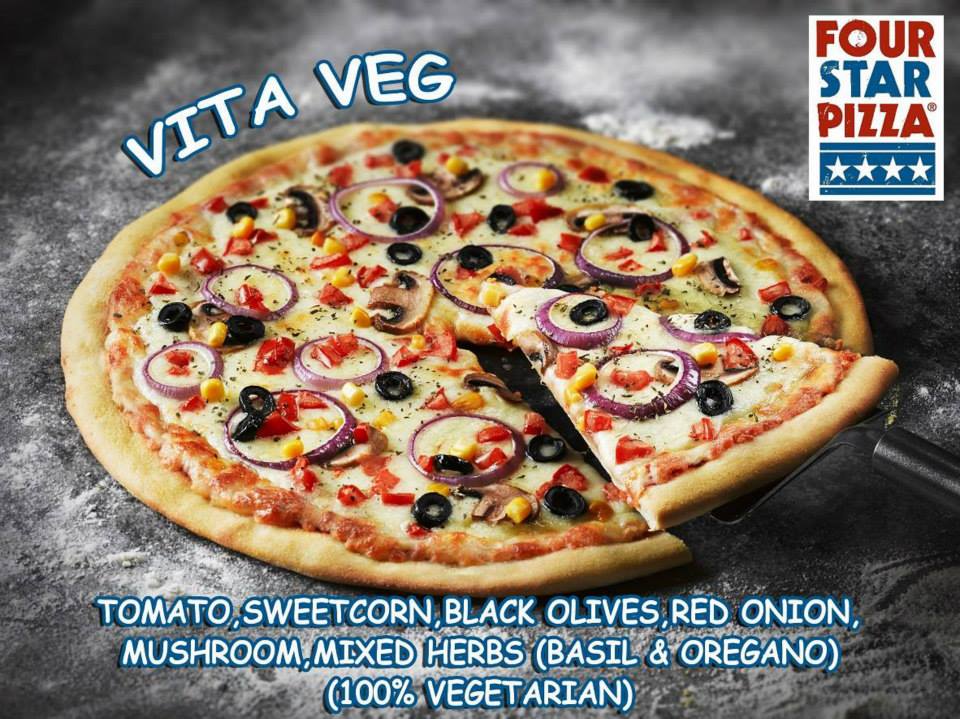 FourStarPizzaLK's tweet photo. This Wednesdays Specialty Pizza is the Vita Veg. Get yourself one for just 10 euro delivery or collection! Today only http://t.co/hoT3fdoSQs