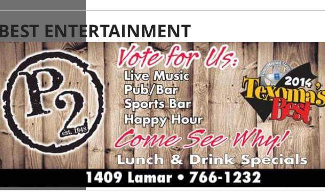 Make sure to go vote for P2 for Texoma's Best this week!