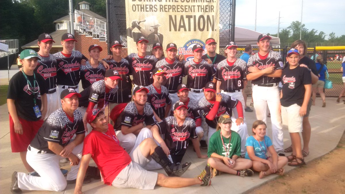 snowbaseball's tweet photo. @KroDaddyKicks27. Hey check out CalWest at the world series  30 years since we won the Canadians and made it http://t.co/57UMh9VYyt