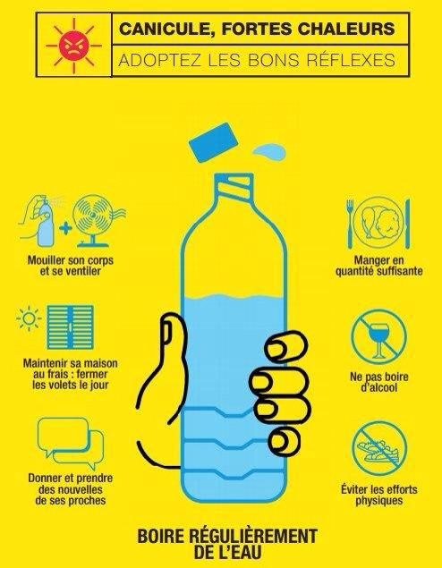 Prefecture42's tweet image. #canicule2015 la Loire en niveau 2 "avertissement chaleur" jusqu'au 7 août. Infos sur loire.gouv.fr/plan-canicule-…