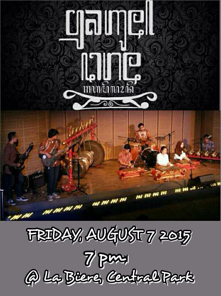 Yeah, sneak peak for this week! Gamelone akan tampil di La Biere, Central Park. Don't forget to be there. C u guys! 💃