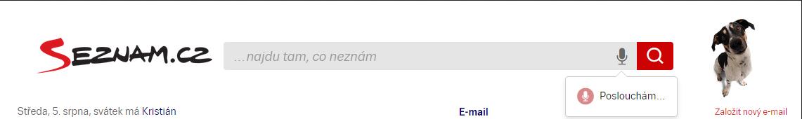 hledani_seznam's tweet photo. Nepiš, DIKTUJ - @Seznam_cz už poslouchá na slovo, jen zapni #chrome a klikni na mikrofon v hledacím políčku. http://t.co/PHJJxgXjyl