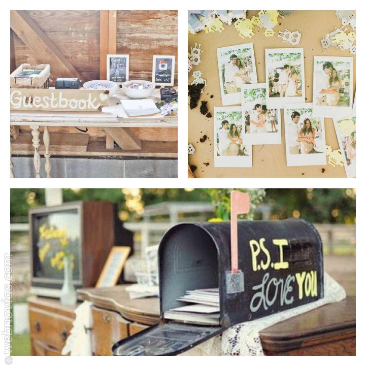 IDEAS ORIGINALES: un buzón para que los invitados dejen cartas a los novios webnovias.com/blog/ideas-ori…