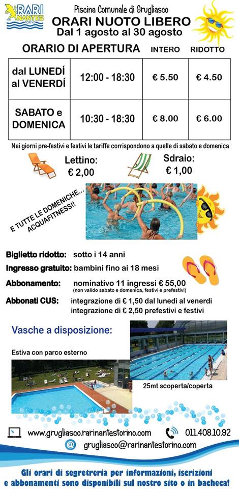 Rari Nantes Torino A Twitter Piscina Di Grugliasco Nuoto