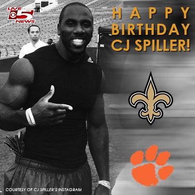 Share to wish Clemson grad and New Orleans Saint CJ Spiller a happy birthday! Hope it\s a great one 