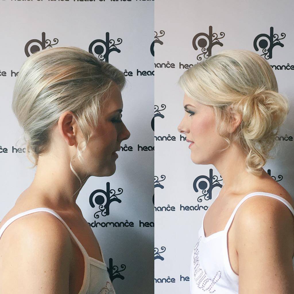Head_Romance's tweet photo. We had a bridal party in of 12 last Saturday! What fun! #BridalHair #WeddingHair #HairUp #UpDo #HairHour @Hair_Hour http://t.co/RGevw5Kjic