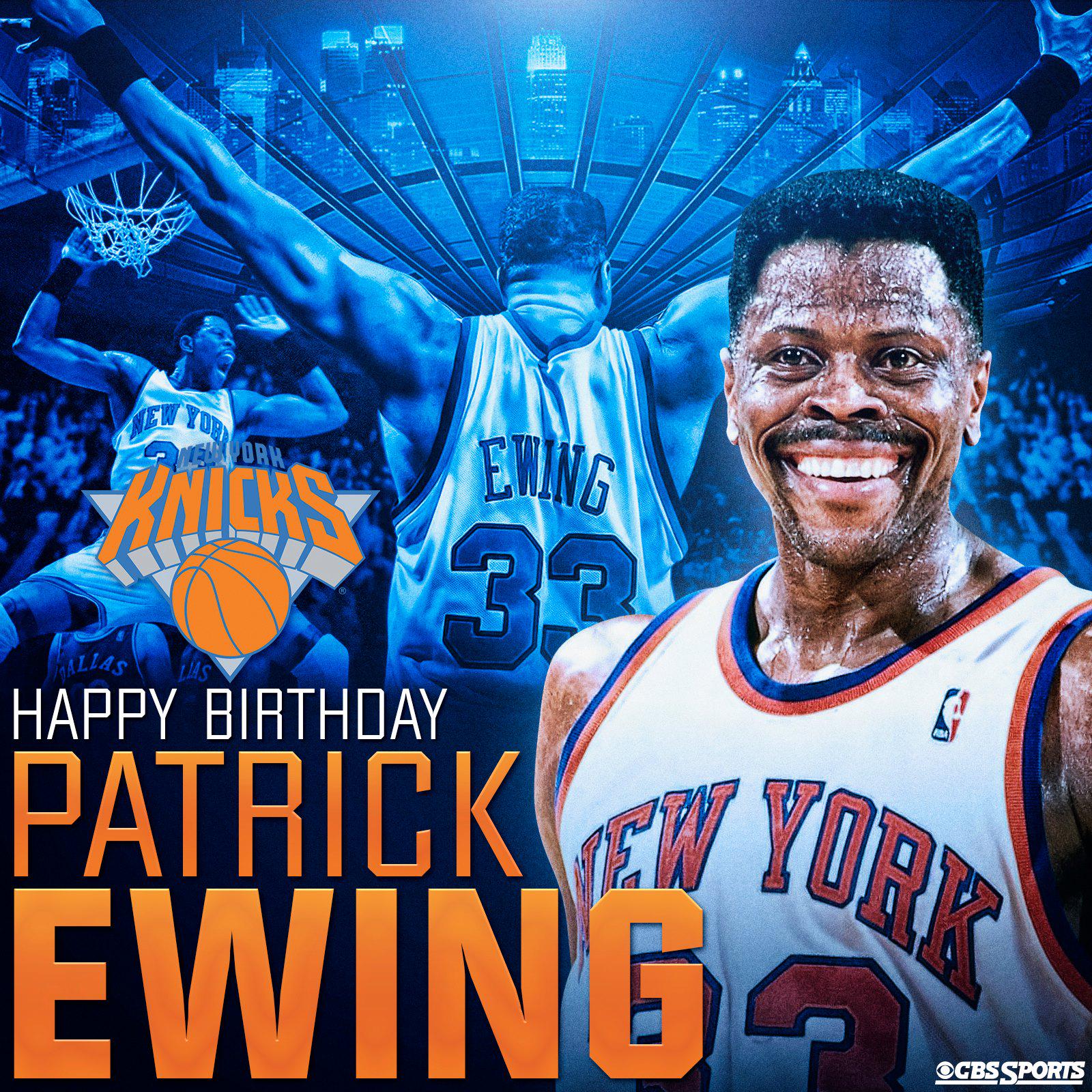 Happy Bday to the best player in franchise history (& my Mom\s favorite bballplayer ever) Patrick Ewing!! 