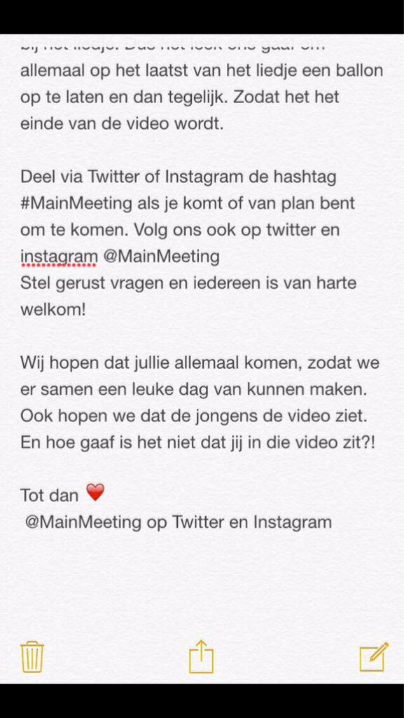 MainMeeting's tweet photo. De meeting komt steeds dichterbij! http://t.co/Igri12paLP