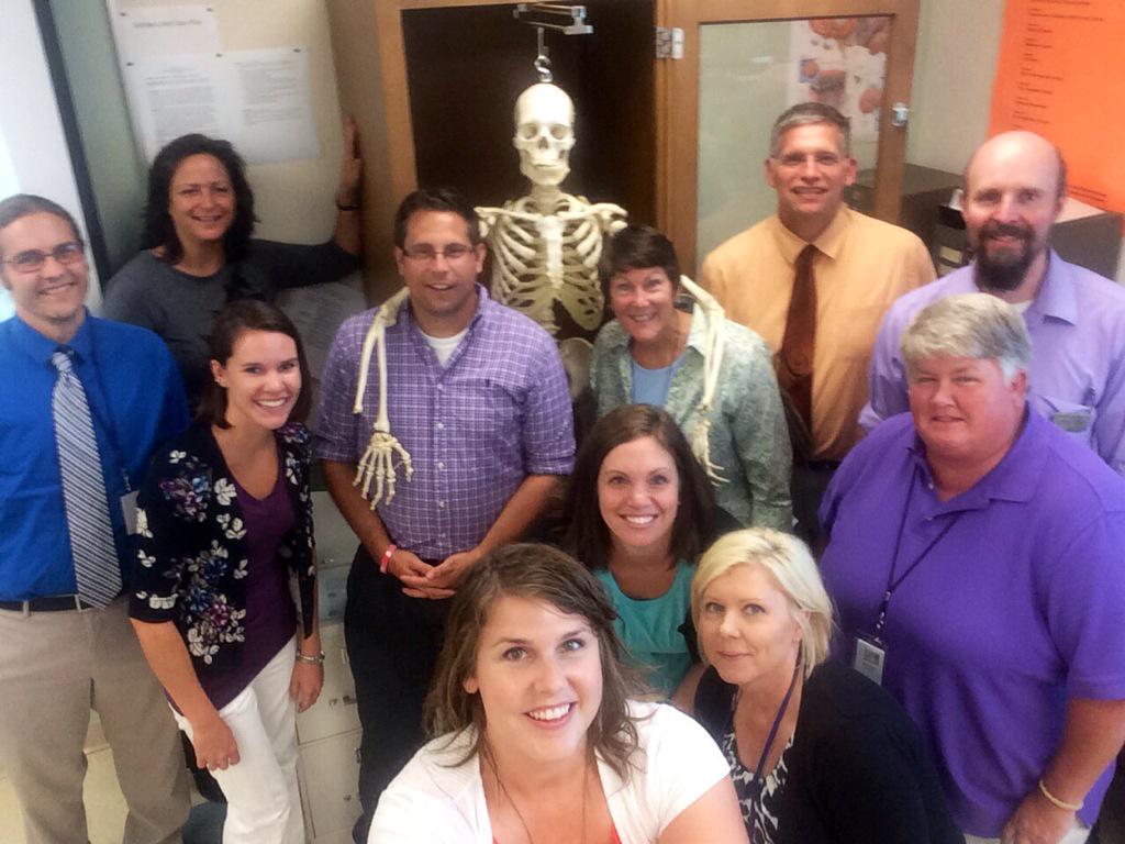 SmolaChem's tweet image. Took a cellfie with the Science dept today! #YouReadThatRight 😉#LoveThesePeople