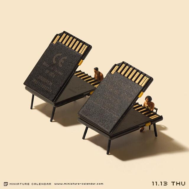 aoramax's tweet photo. #aoramax #curiosidades Tatsuya Tanaka crea ingeniosos y divertidos dioramas en miniatura. ¿No te parecen geniales? http://t.co/3wjY47Mq77