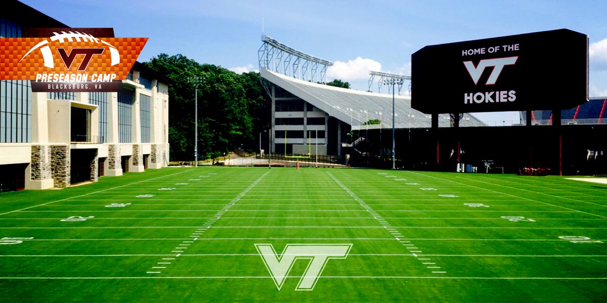 thomasguerry's tweet image. The lines are down... Players report tomorrow!

#Hokies
#VTCampLife