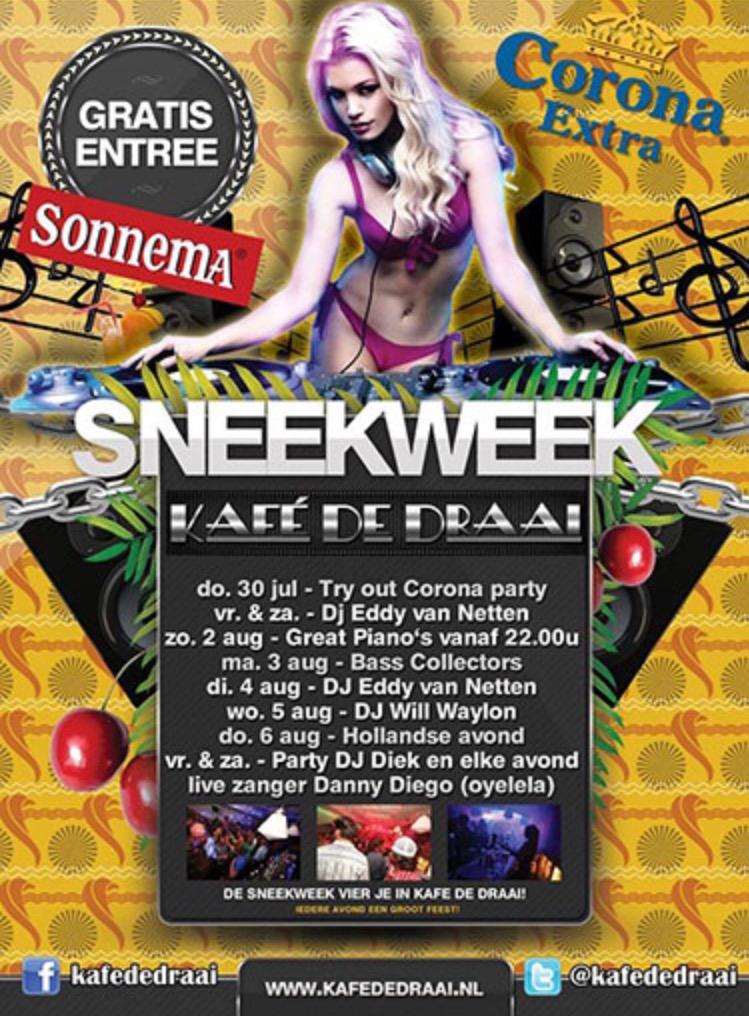 willwaylon's tweet photo. Vanavond draai ik tijdens #sneekweek2015 In @KafedeDraai http://t.co/vBC1bcWuA5