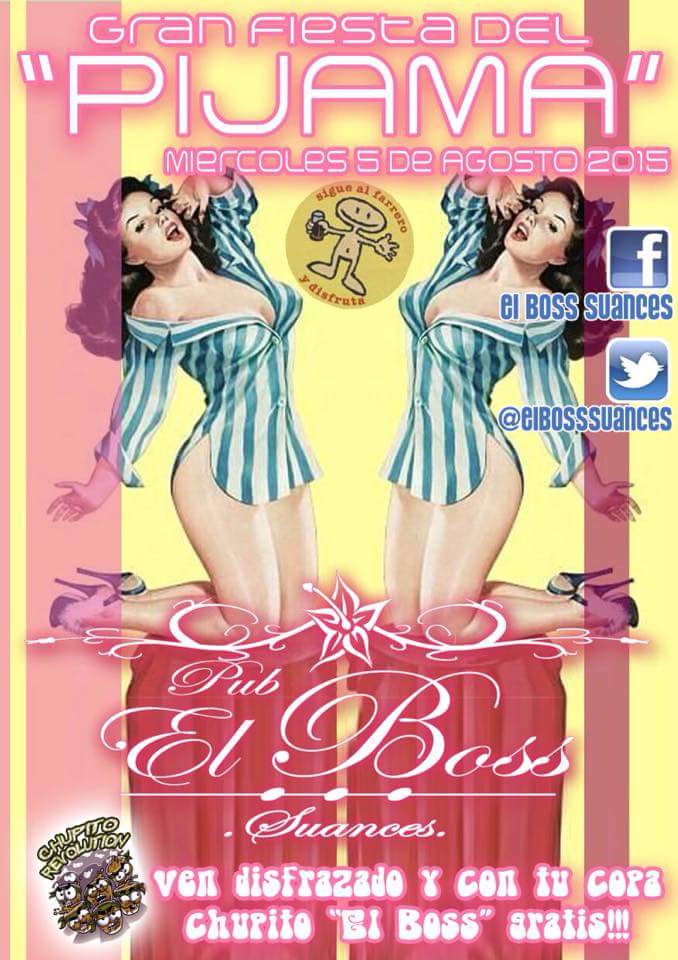 Elbosssuances's tweet photo. Te lo vas a perder? Toca pijama en @el_farrero2013 hoy el tiempo acompaña #fiesta #elboss #Farrero #pijama #lencería http://t.co/YkBEuBU8Ue