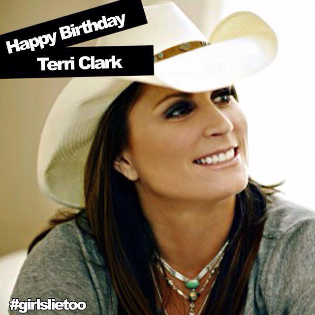 Country Music star Terri Clark has a birthday today! She turns 47! Happy Birthday Terri! 