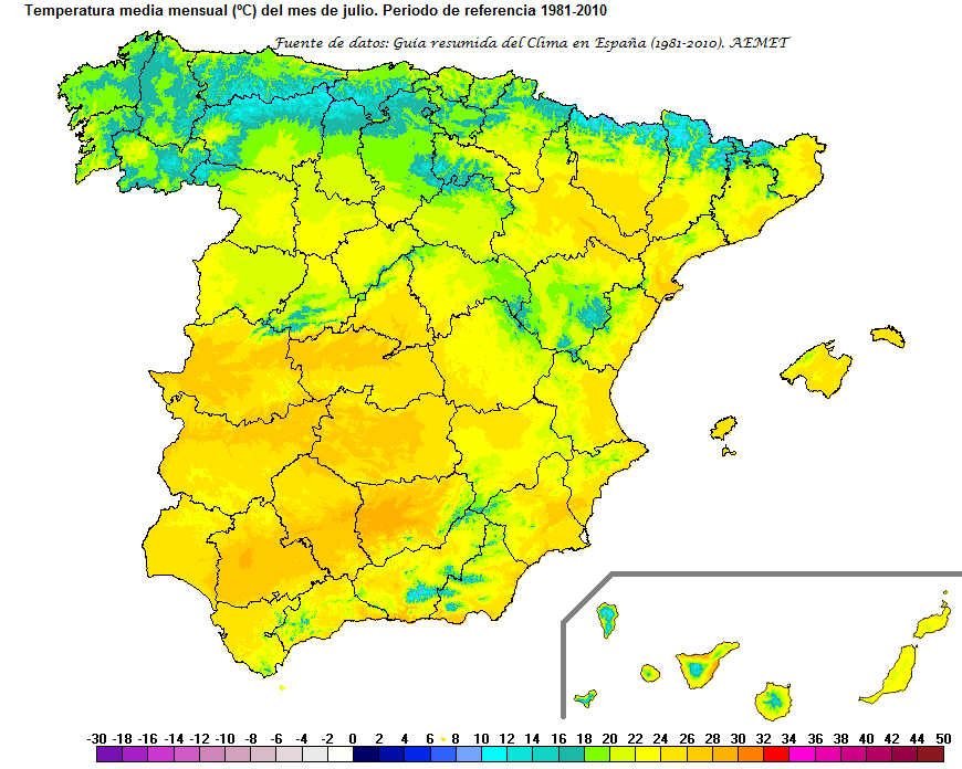 crballesteros's tweet photo. #julio2015 ha sido en muchas estaciones de @AEMET_Esp el mes más cálido de su serie de datos http://t.co/5GAlHVENyu http://t.co/PtAc7Qy4SD
