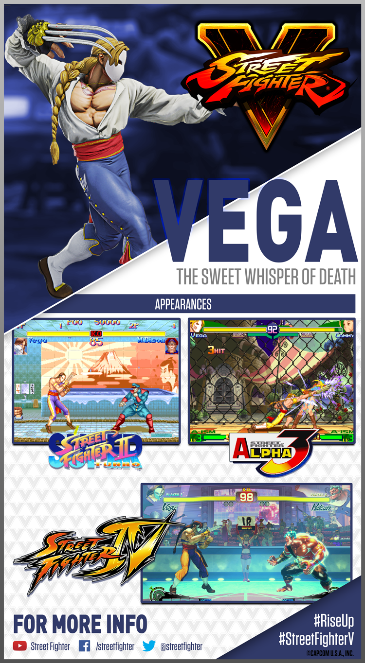 Vega confirmed for Street Fighter V