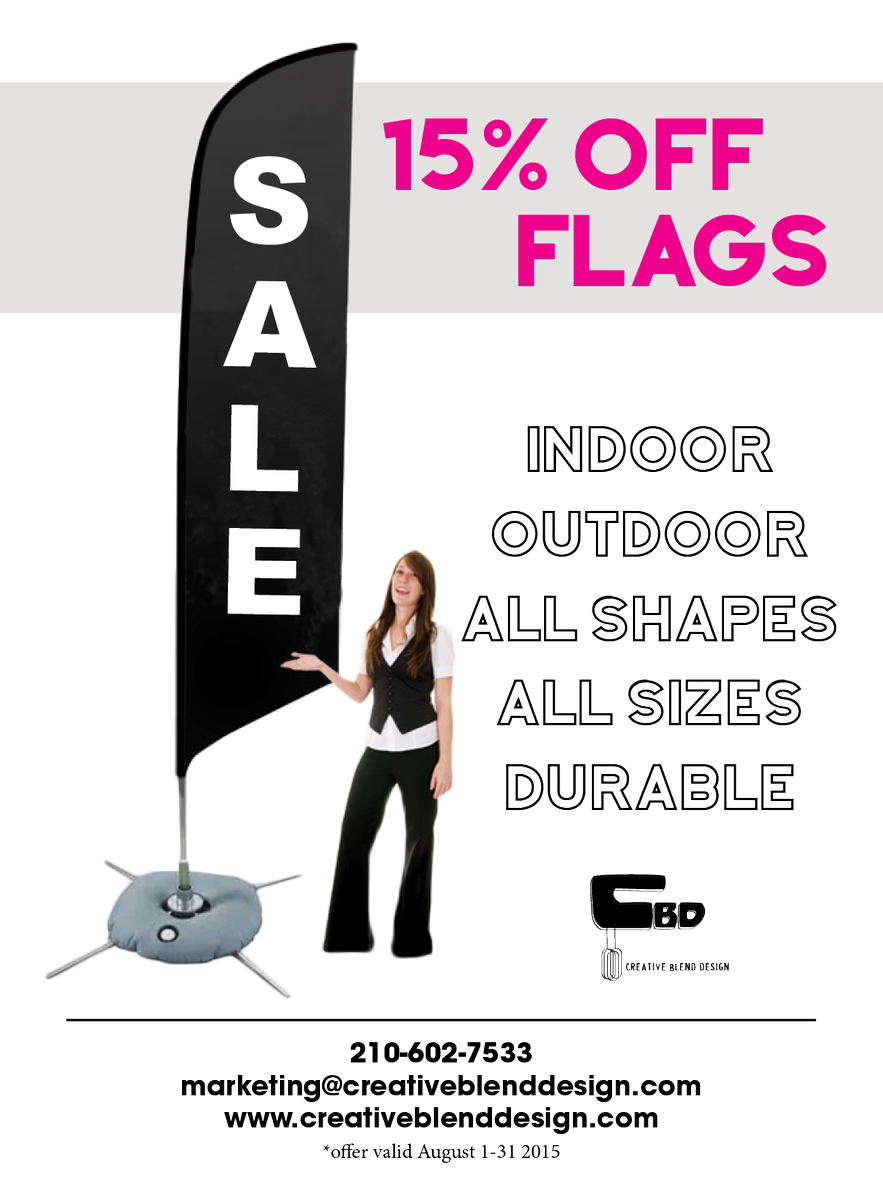 CbdDesign's tweet image. Receive 15% OFF Flags during the month of August!
#Flags #FlutterFlags #SpecialOffer #Sale #AugustPromo