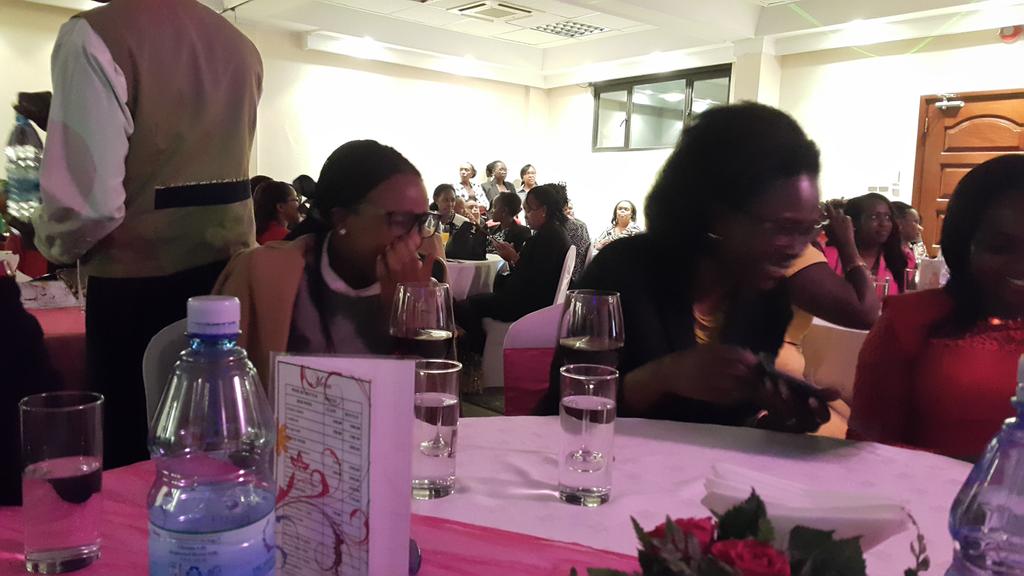 CarolineMutoko's tweet photo. We are @jacarandahotelskenya for Women Words &amp; Wine Episode3
#Housefull. Chairs had to be carried in 😊 http://t.co/4sF8gXdyfs