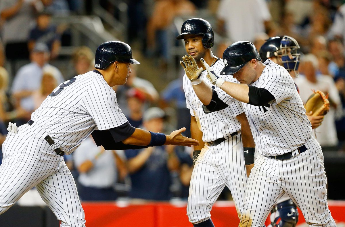 SportsCenter's tweet photo. Crazy Stat of Day: Yankees have scored 69 runs in their last 7 games - their highest total in 7-game-span since 2007. http://t.co/3IwDWCcZK5