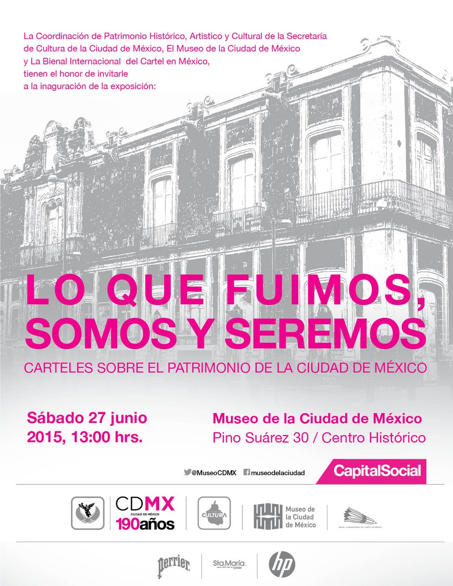 MuseoCiudadMX's tweet photo. Hoy es miércoles de #EntradaLibre
Te esperamos con 2 exposiciones sobre la identidad de la #CDMX http://t.co/Irpl1559Jm